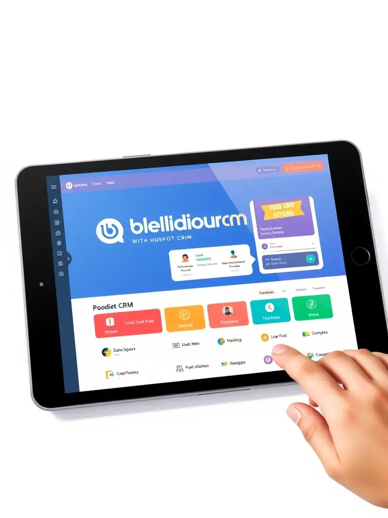 A screenshot of the Buildertime Pro app interface, showcasing its seamless integration with HubSpot CRM.